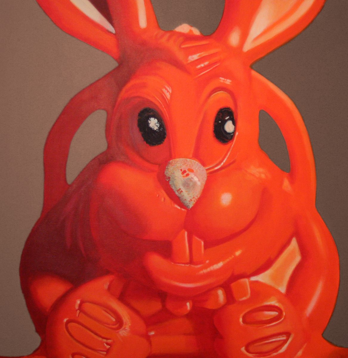 Paratrooper Bunny #1 (Orange)