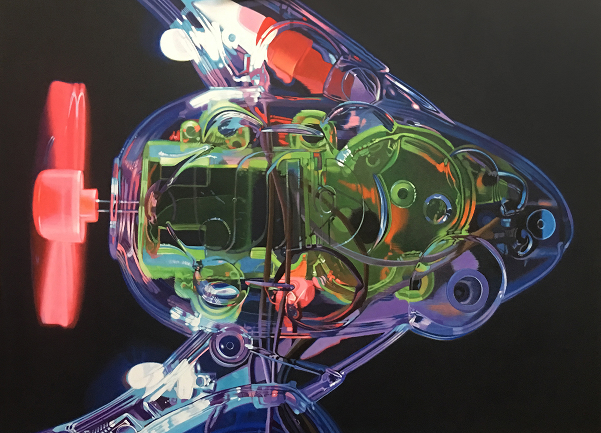 Bubble Gun #1--painting by LJ Lindhurst
