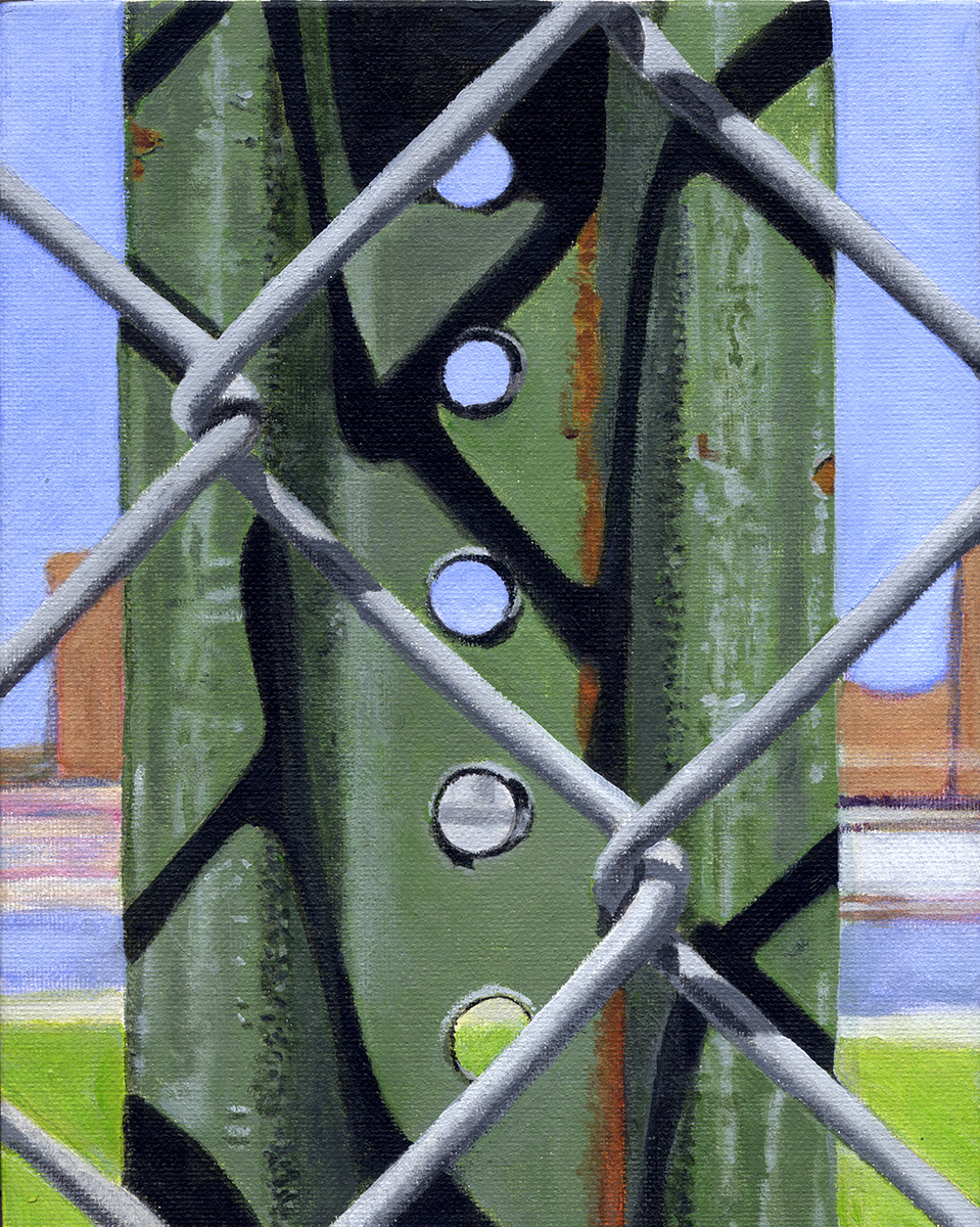 fence painting by LJ Lindhurst