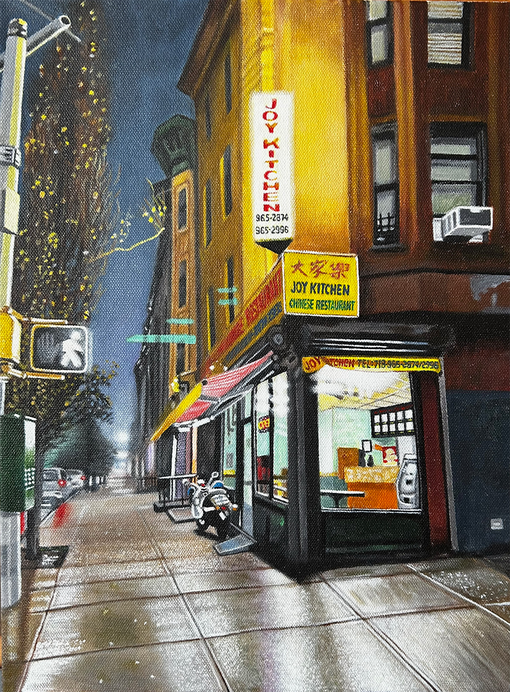 Joy Kitchen original acrylic painting by LJ Lindhurst